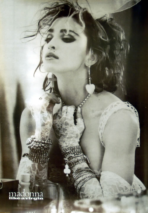 Madonna Like A Virgin UK Promo Poster 24 X 34 Like A Virgin